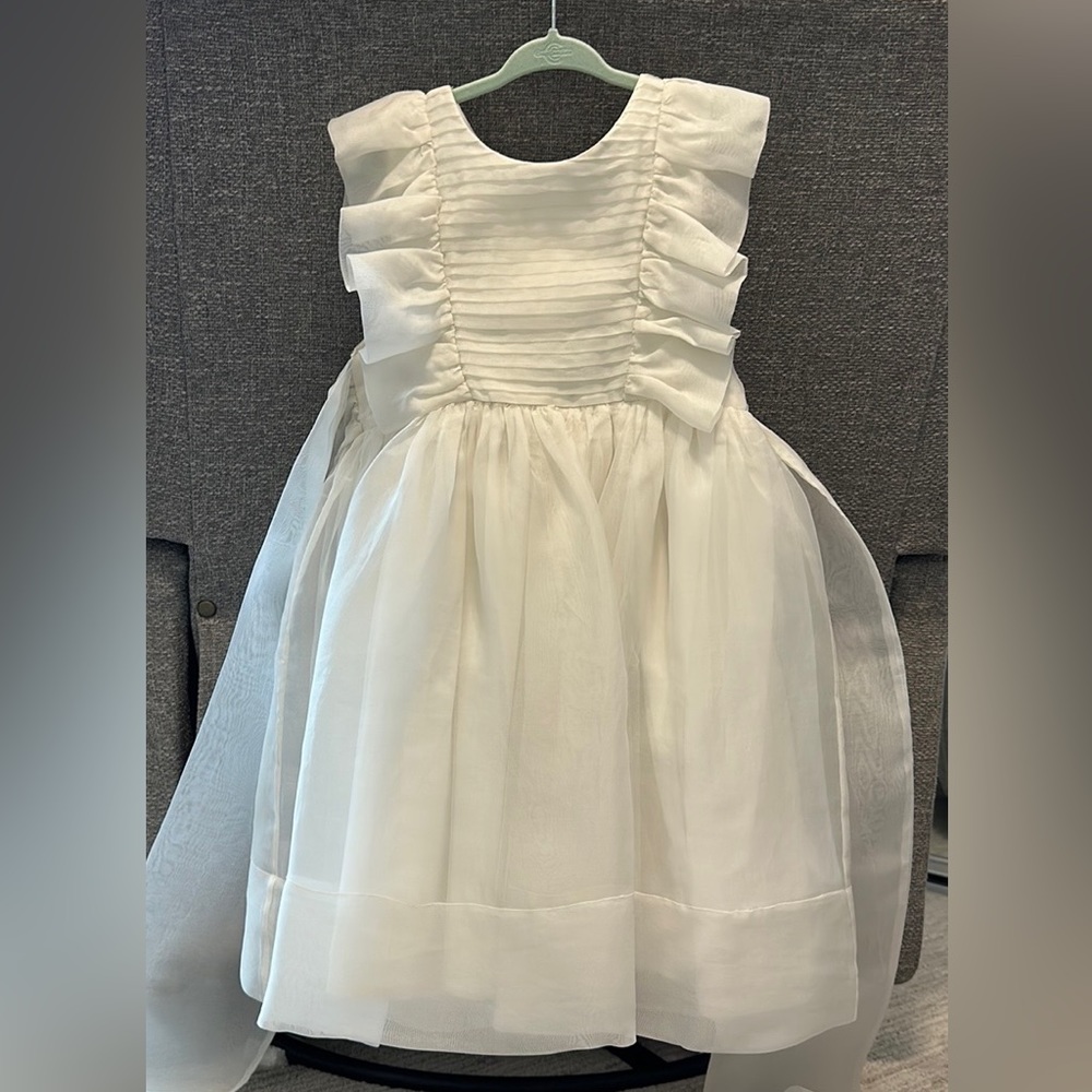 LOVE by Nellystella Flower Girl Dress - Mae in Star White